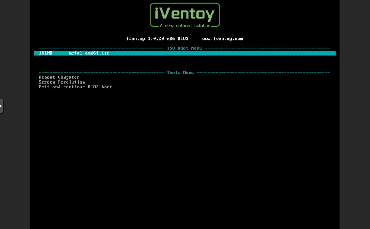 iventoy Netzwerk boot